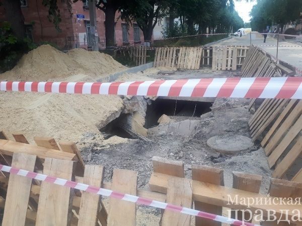 Сейчас место ЧП огорожено