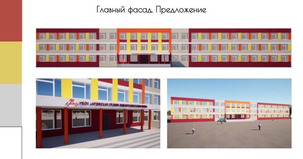 При работе с Ардинской школой студенты обращались к национальной символике