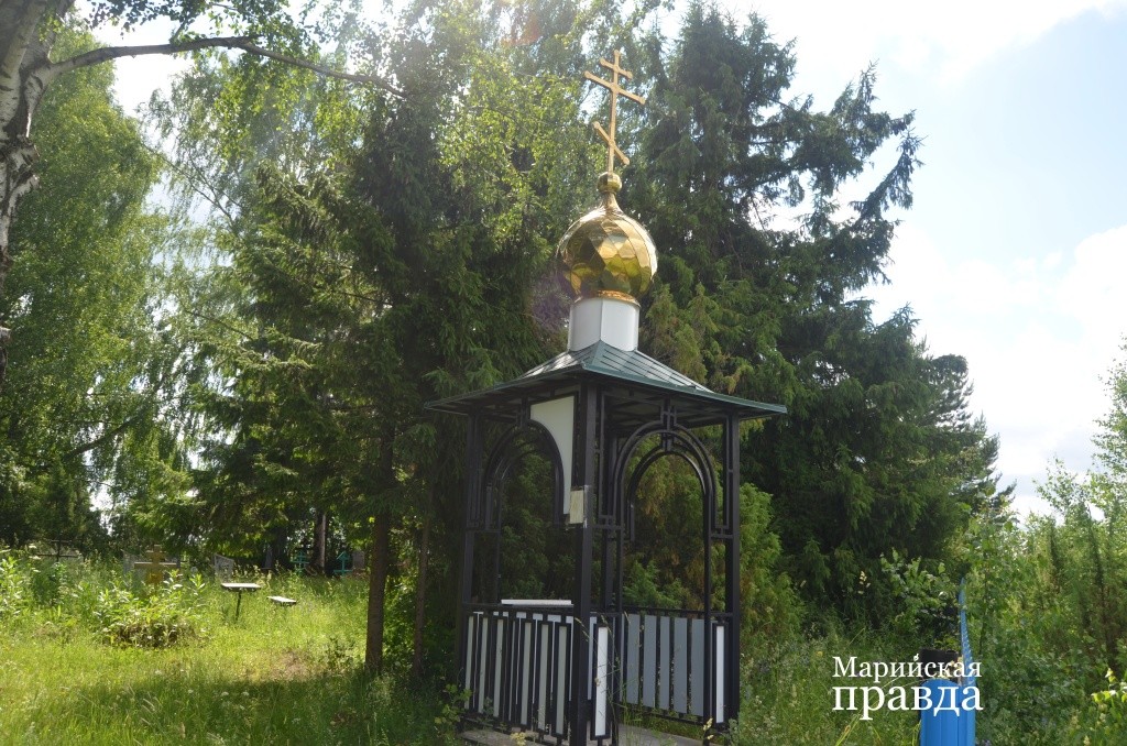 Вот такую замечательную часовенку Соловьев сварил на погосте родной деревни 1.jpg