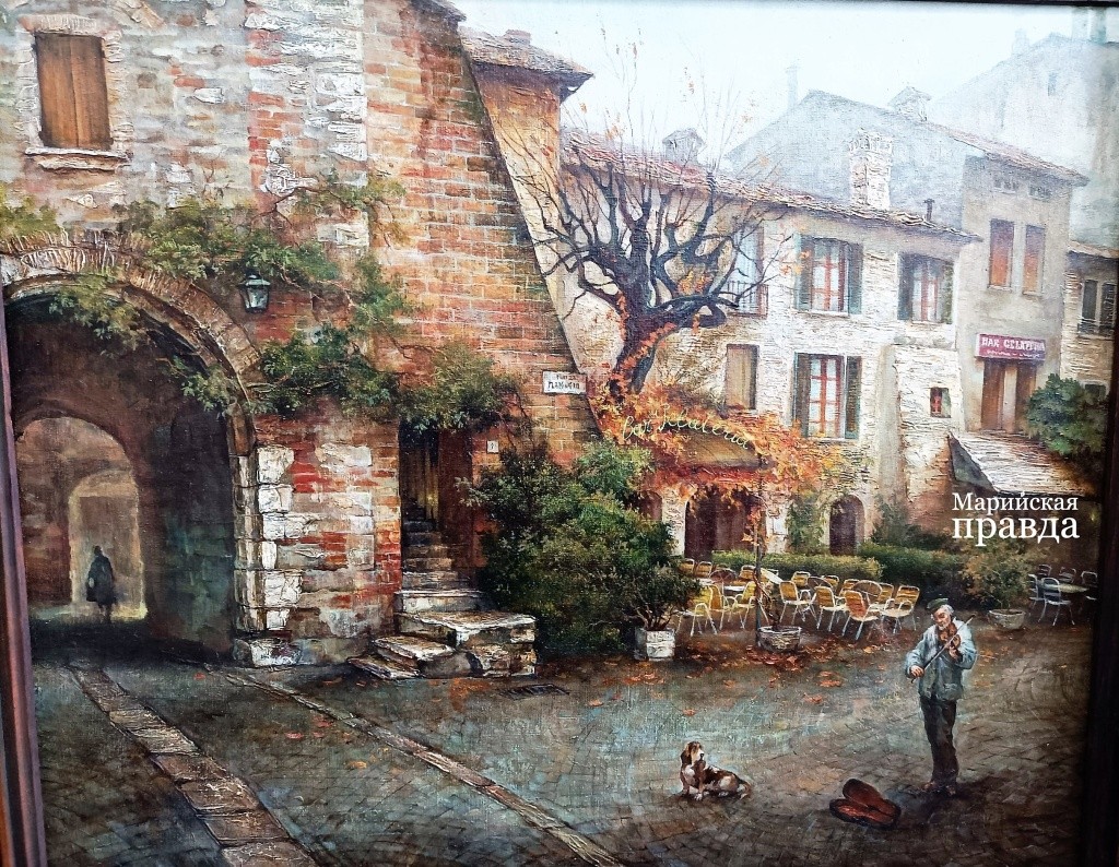 работа из итальянского период а художника. Фото Марины Оленевой Марийская правда.jpg