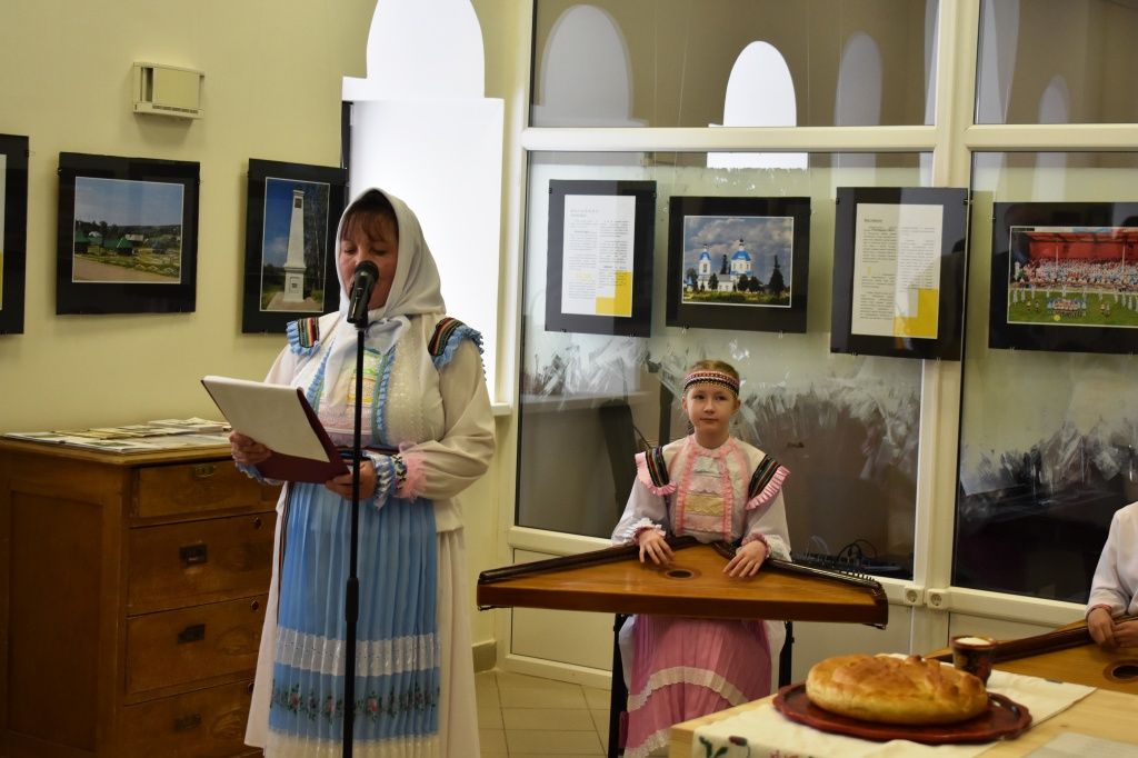 На открытии выставки