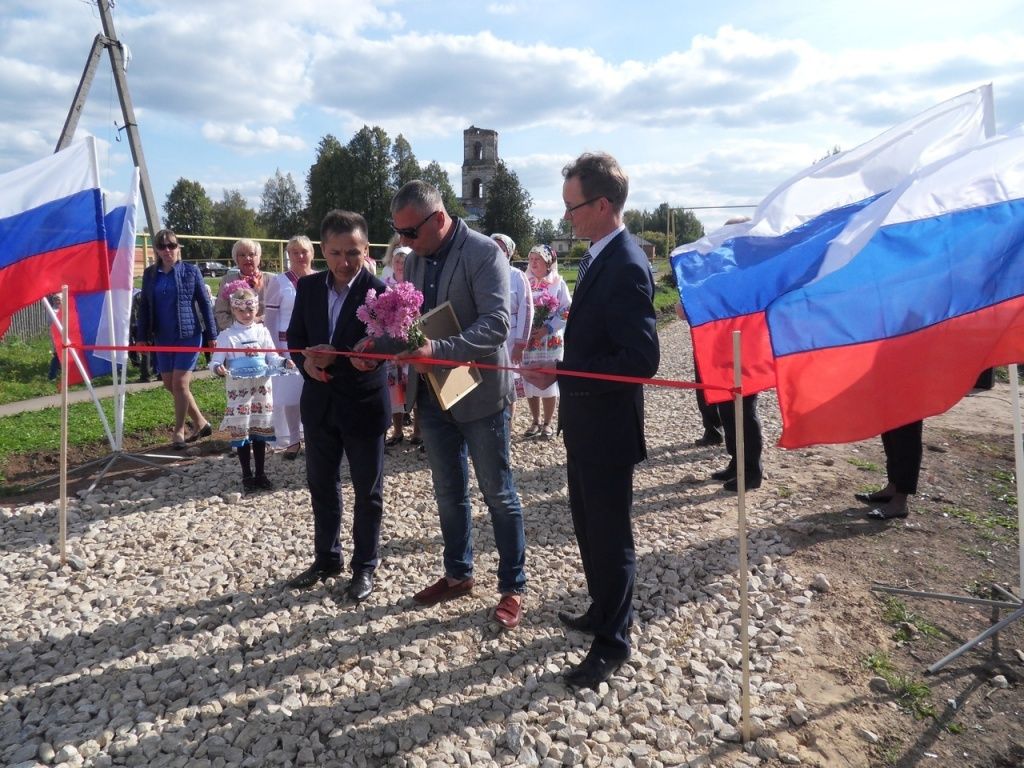 Открытие дороги в Орше Советского района. Открытие дороги в Орше Советского района.jpg