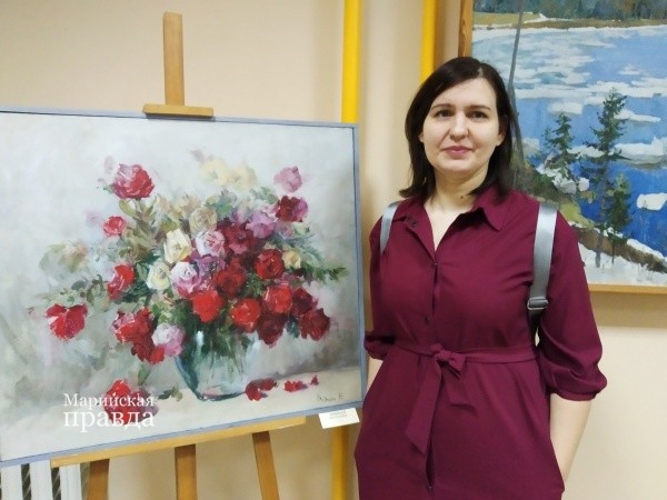 Такой букет подарил Артем любимой Кате..jpg