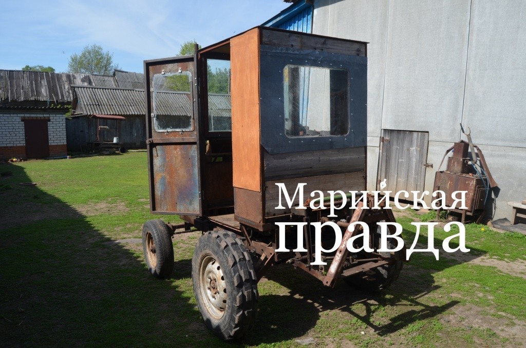 Этот самодельный трактор вполне себе рабочая лошадка..jpg