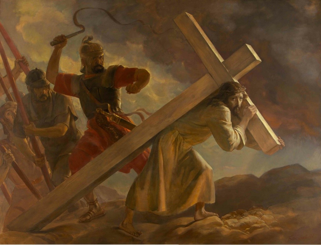 Голгофа. 2002. Холст, масло. Фото предоставлено Республиканским музеем ИЗО.jpg