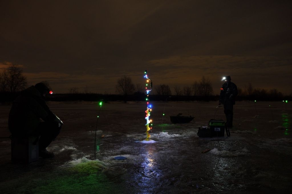 Новогодняя ночь на рыбалке