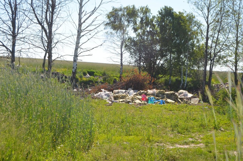 Со стороны и не догадаешься, что здесь находится огромный карстовый провал.JPG