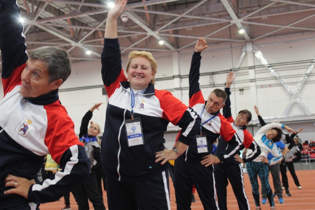 Сборная Марий Эл – активная участница Спартакиады. (Фото предоставлено Людмилой Тяпиной).