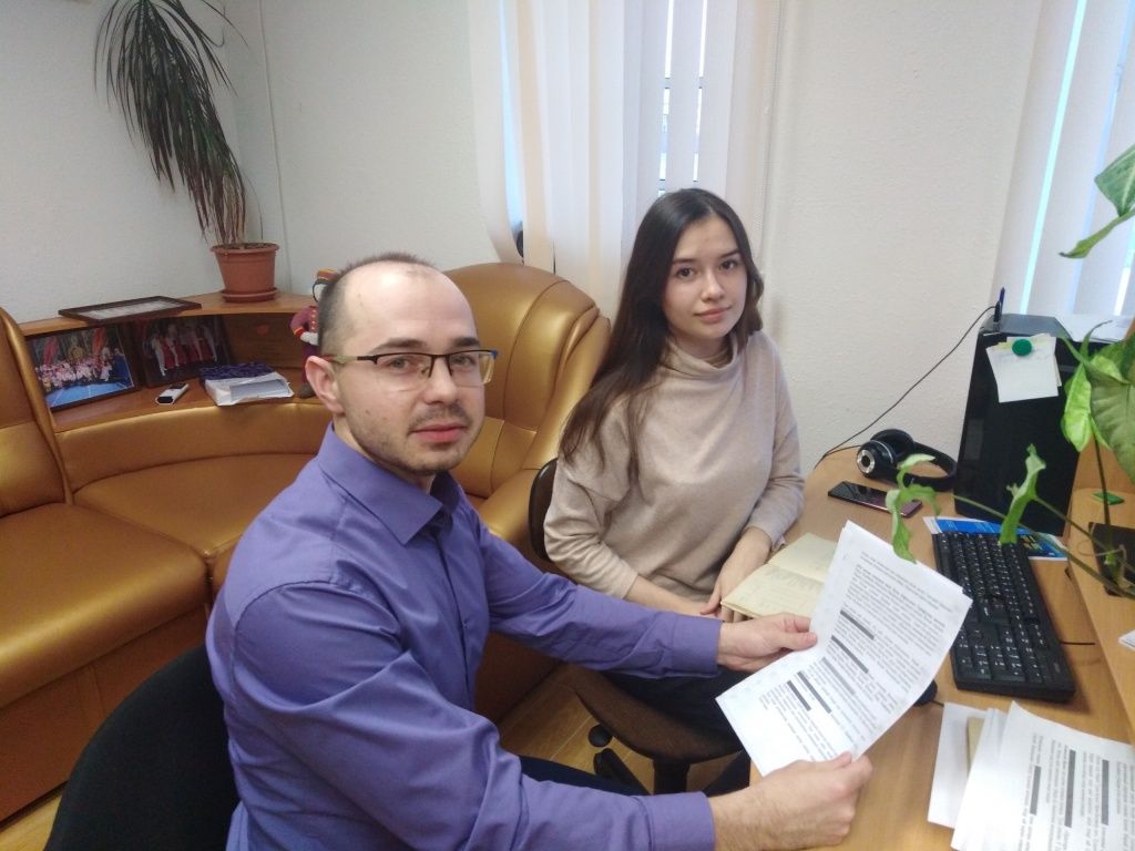 Рабочие моменты. С главным редактором Марий Эл Радио Владимиром Матвеевым. фото Марины Оленевой.jpg