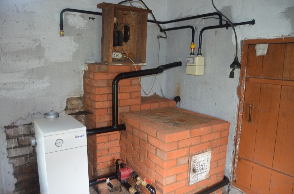 В котельной местного жителя Виктора Соколова полная готовность к приему природного газа.JPG