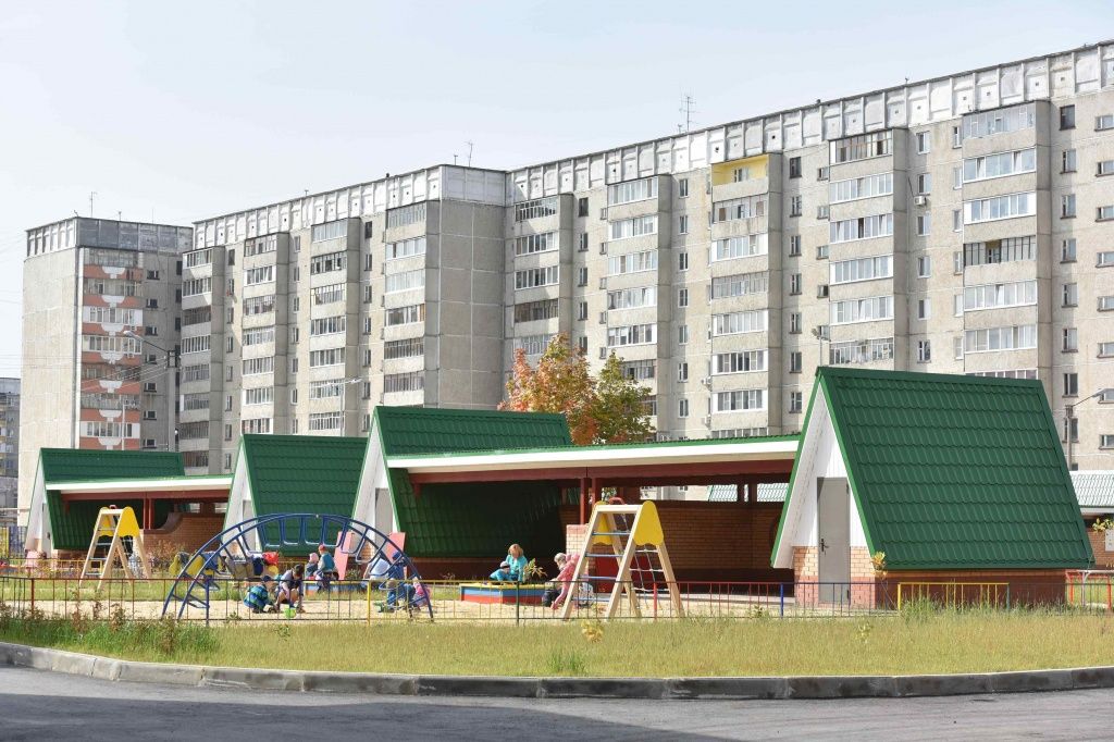 Детские площадки ждут ребят. (Фото пресс-службы Главы РМЭ).