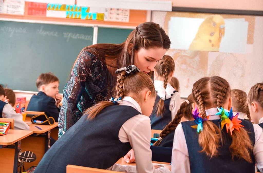 Татьяна Анисимова с учениками