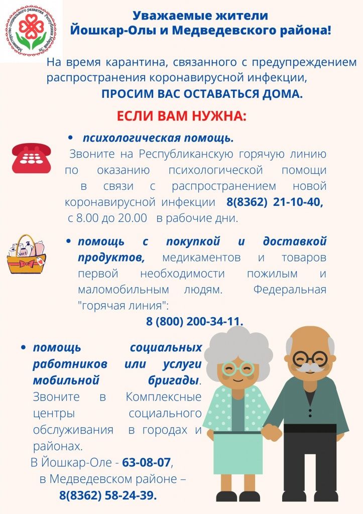 Инфографика Минсоцразвития РМЭ. (Фото инфографики предоставлено Минсоцразвития РМЭ).