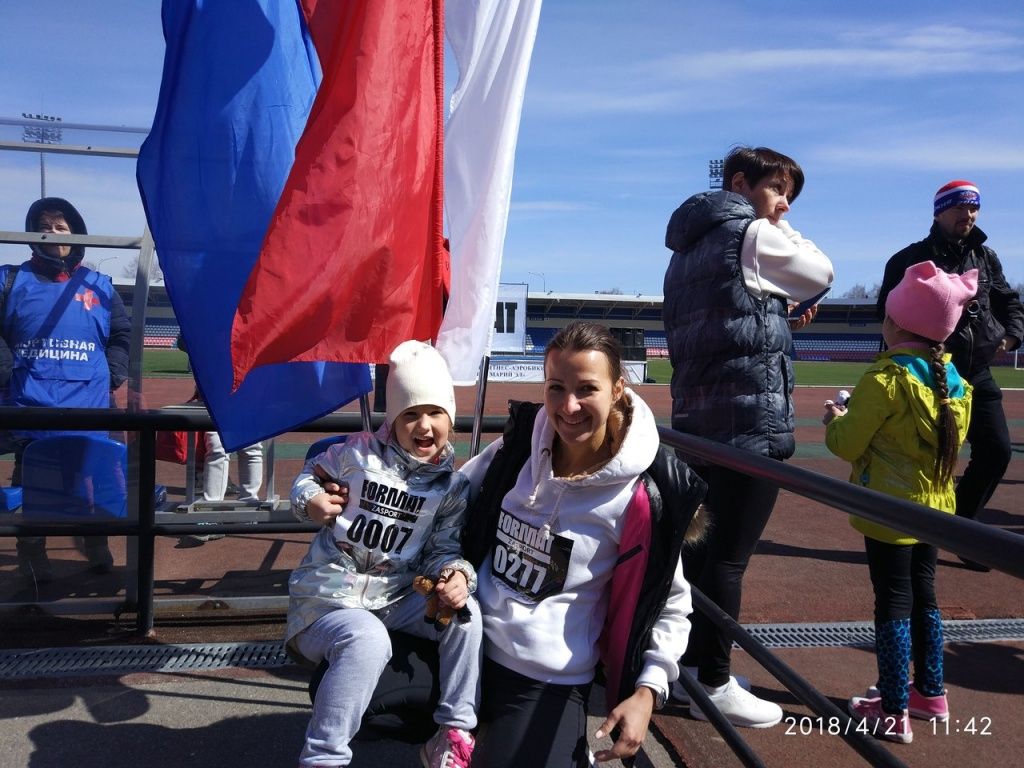 Ольга Сысоева с дочкой