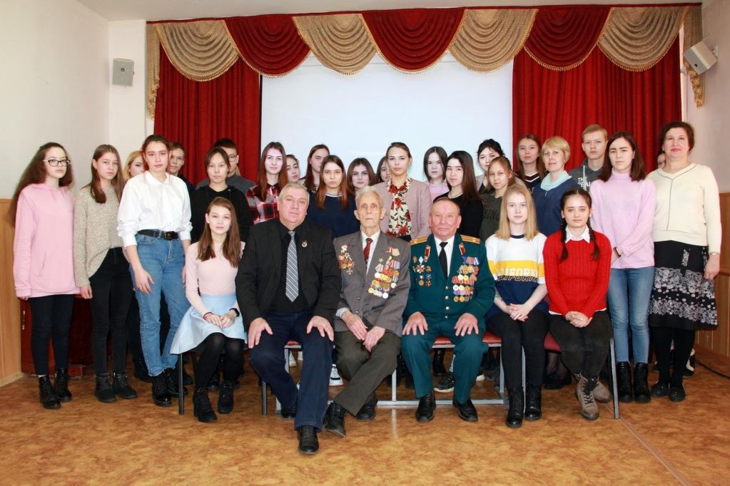 Ветеран Трофимов в колледже