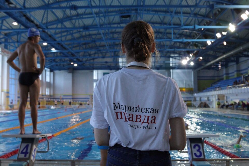 На стартах в Водном дворце