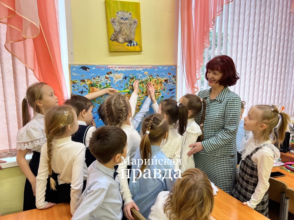 Нинелла Желонкина с классом