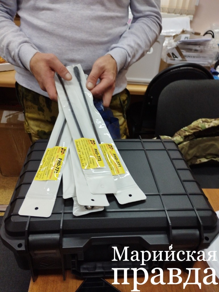 Оборудование - только по заявке бойцов. (Фото Натальи Кулишовой, "Марийская правда").