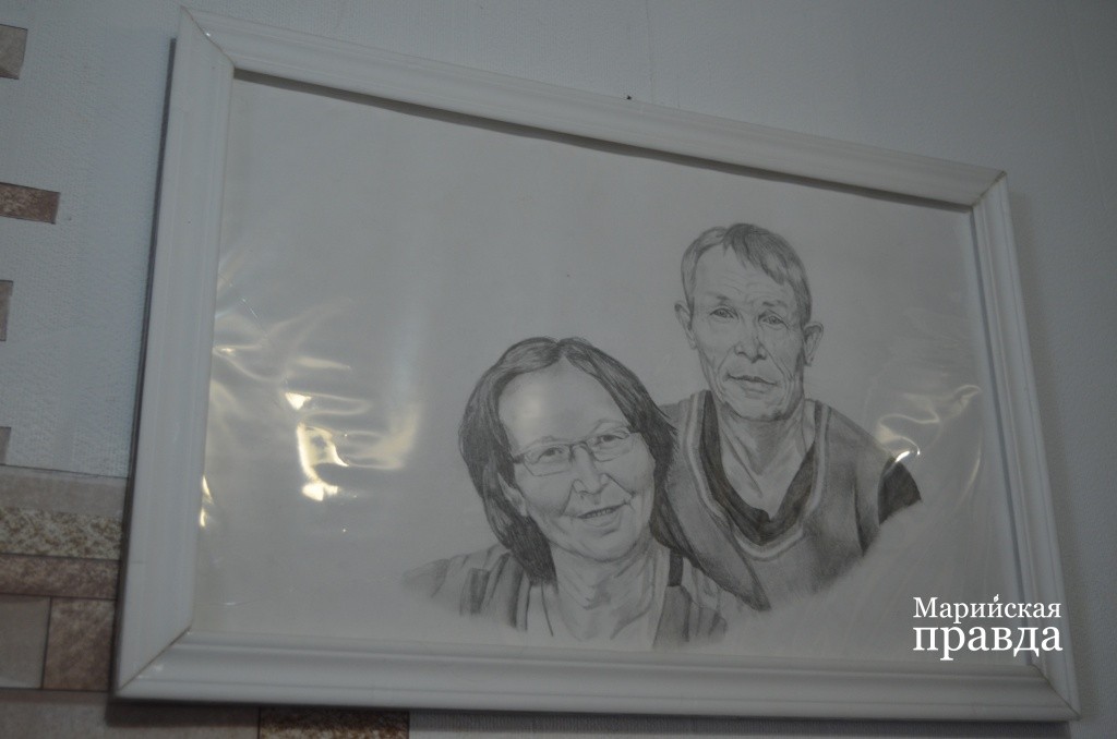 Портрет родителей - Анатолий хорошо рисует..jpg