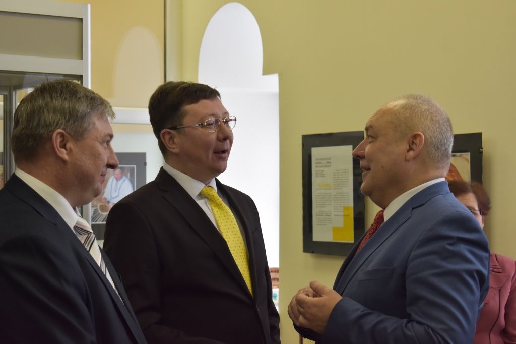 На выставке