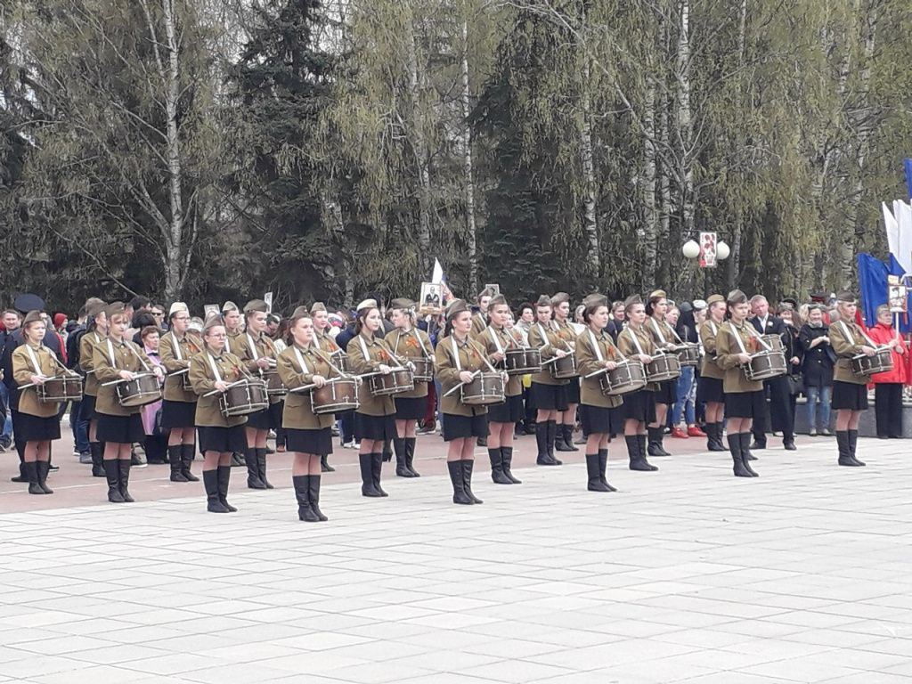 Бессмертный полк у Вечного Огня