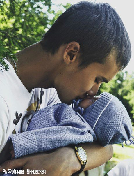 Работа, получившая Гран-при конкурса "Папа в объктиве" (Фото из архива редакции).