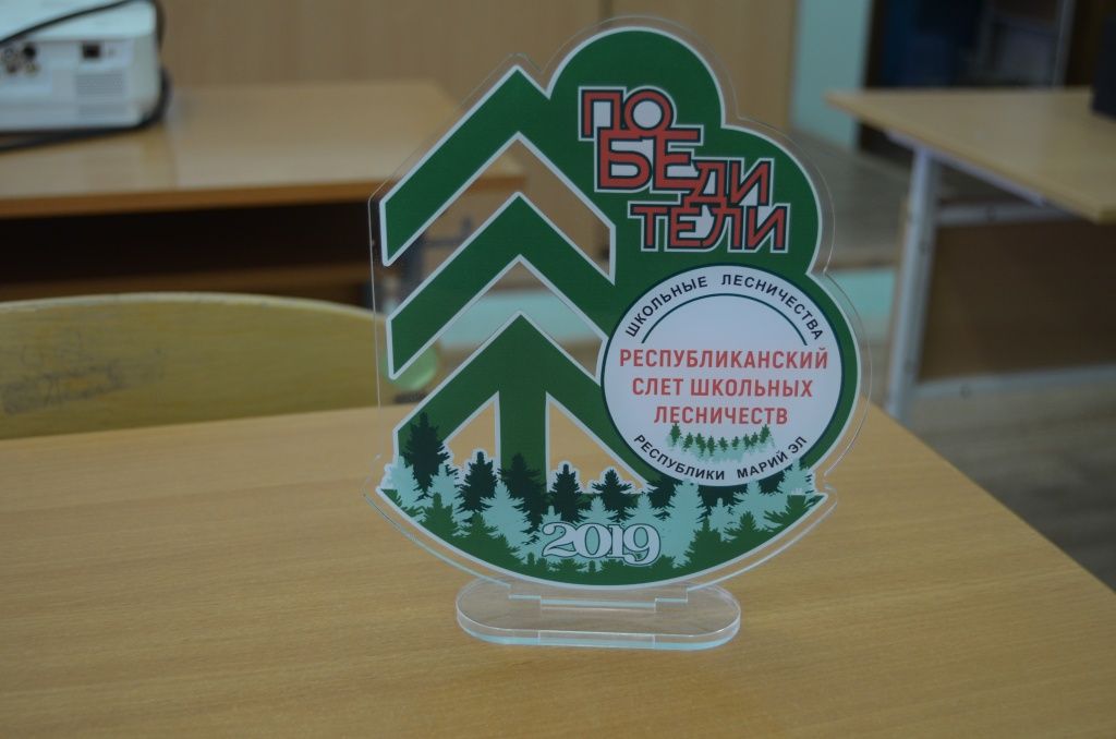 Заслуженная награда юных лесоводов Русскошойской школы.JPG