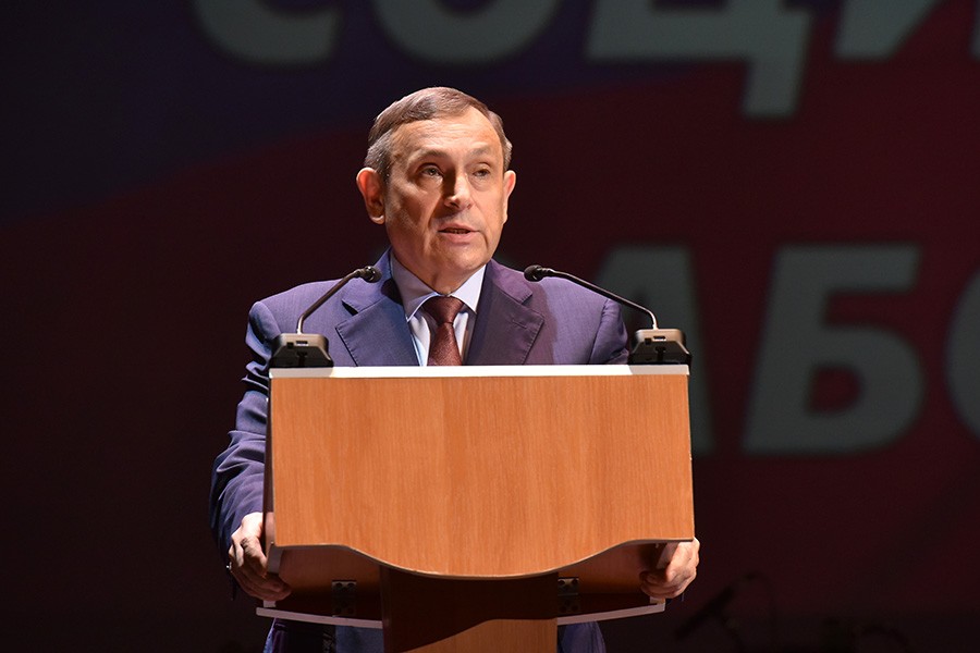 Глава Марий Эл отметил важное значение для общества работы соцзащиты республики. (Фото предоставлено пресс-службой Главы РМЭ),