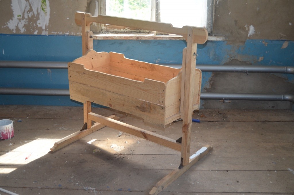 Люлька, которую Николай смастерил для своего племянника.JPG