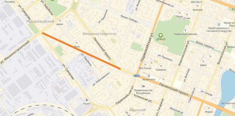 Ленинский проспект мог бы идти прямо