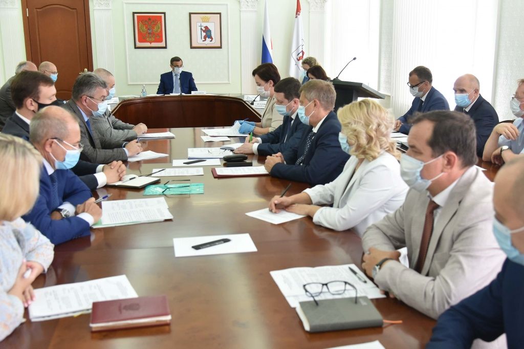 Заседание Оперативного штаба 4 августа 2020. (фото пресс-службы Главы РМЭ).