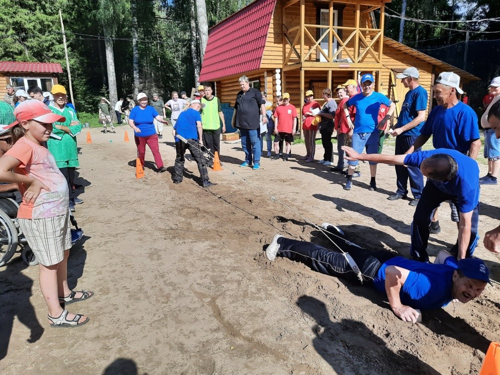 Спортивный азарт помогает свернуть горы. (Фото МРО ВОИ).
