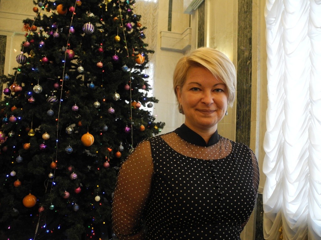 Министр соцразвития РМЭ Марина Островская. (Фото Натальи Кулишовой).