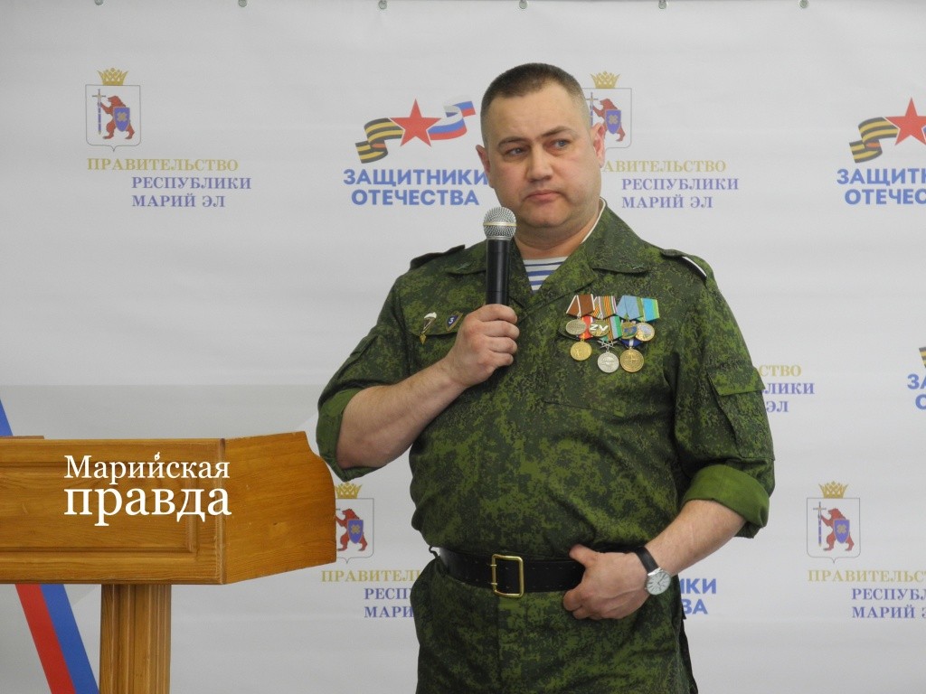 Ветеран боевых действий Григорий Кузнецов. (Фото Натальи Кулишовой/"Марийская правда").