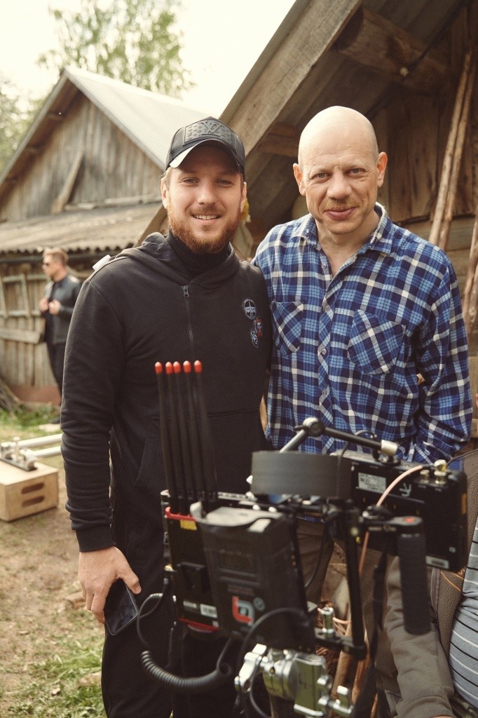 На съемках фильма Дениса Шаблия Чоткар с известным российским актером Иваном Кокориным..jpg