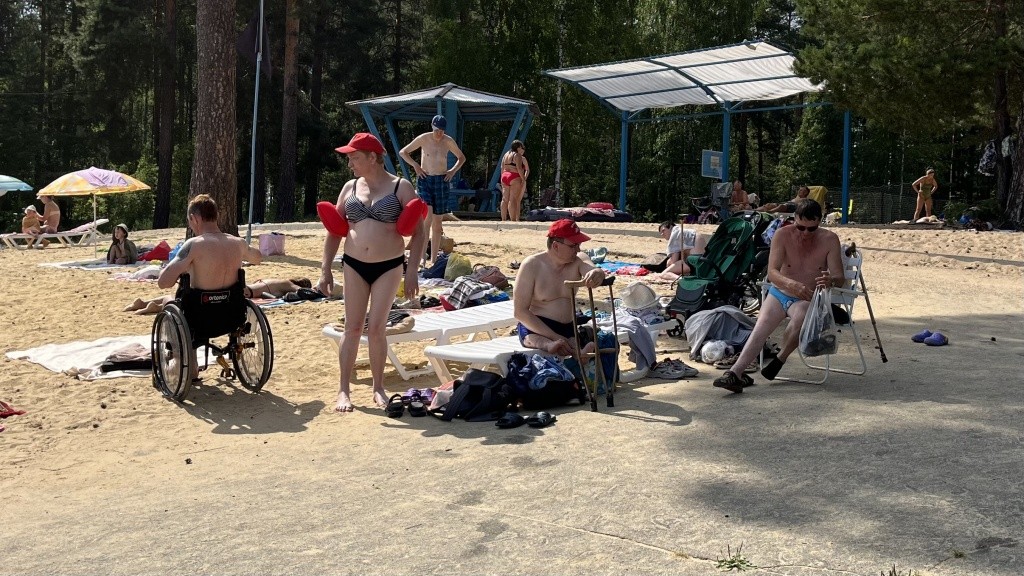 Комфорт и удобство - на берегу. (Фото предоставлено МРО ВОИ). Комфорт и удобство - на берегу. (Фото предоставлено МРО ВОИ).