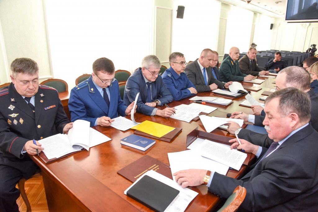 На заседании