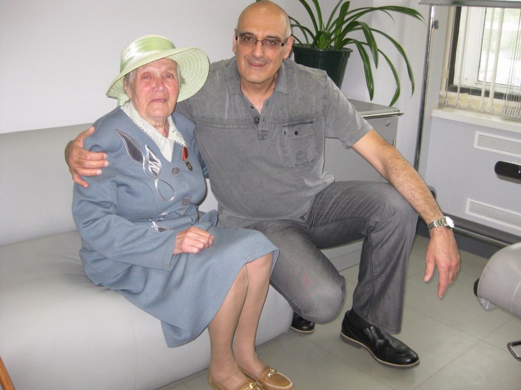 Комплимент от такого известно доктора дорогого стоит. (Фото предоставлено Галиной Кравец).