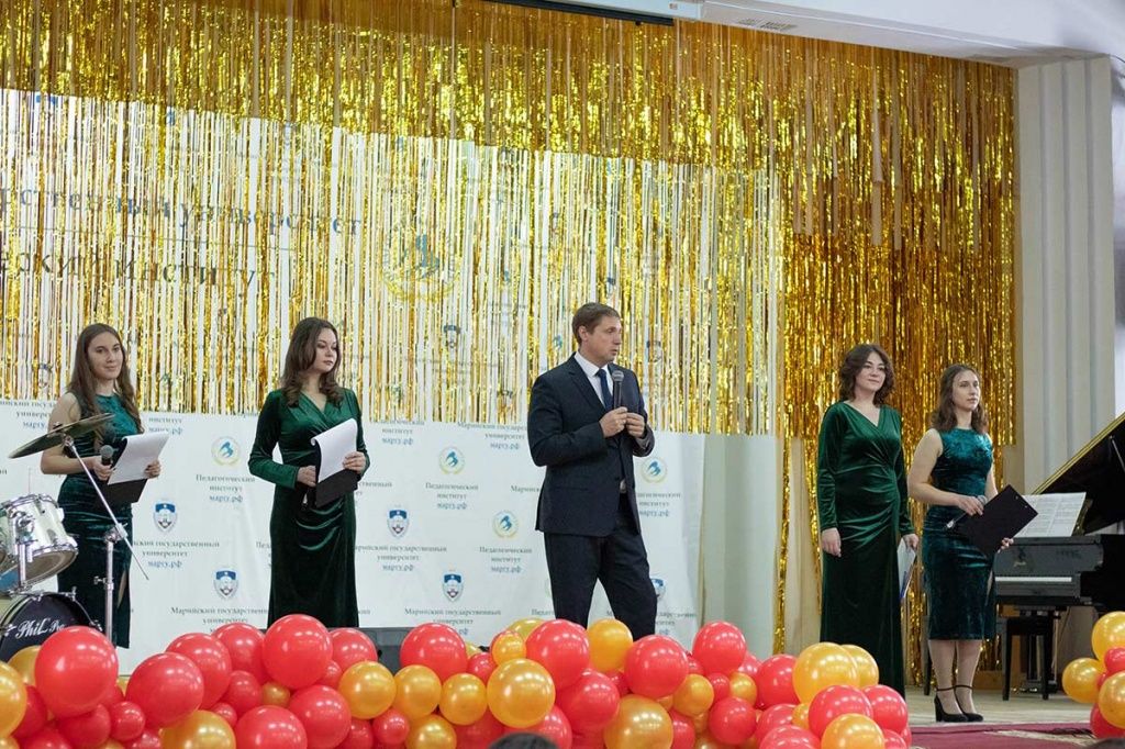 Теплое поздравление от ректора МарГУ Михаила Швецова. (Фото пресс-службы МарГУ).