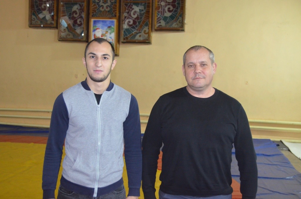 Два Марселя тренер Сулейманов и заведующий сектором физкультуры и спорта Марсель Гайнулин.jpg