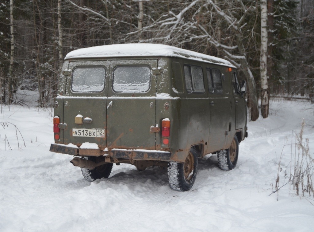 Старая буханка справляется с напрочь убитыми лесовозами здешними дорогами.jpg