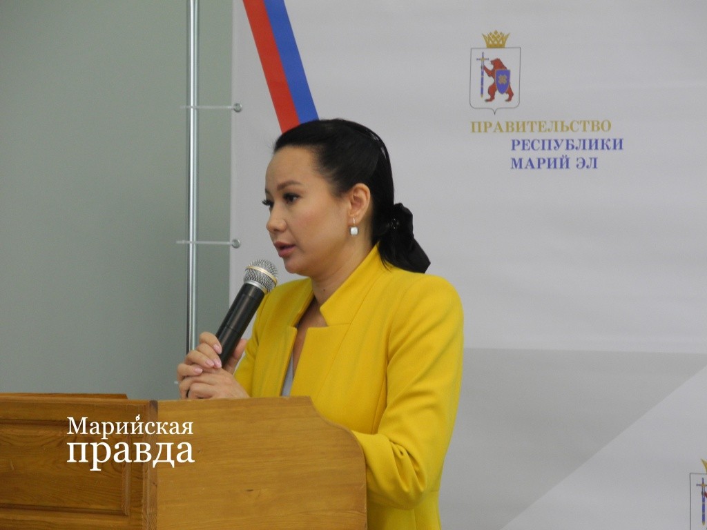 Ольга Бадма-Халгаева. (Фото Натальи Кулишовой/"Марийская правда").