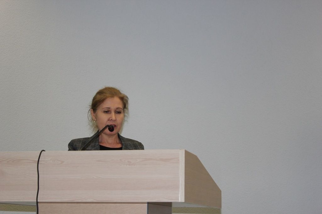 Светлана Архипова во время выступления Светлана Архипова во время выступления