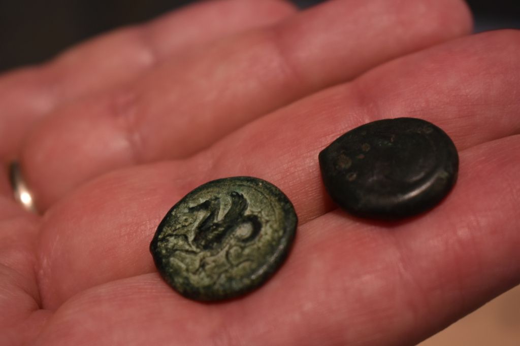 Сиракузские бронзовые литры тирана Дионисия I, V в. до н.э.