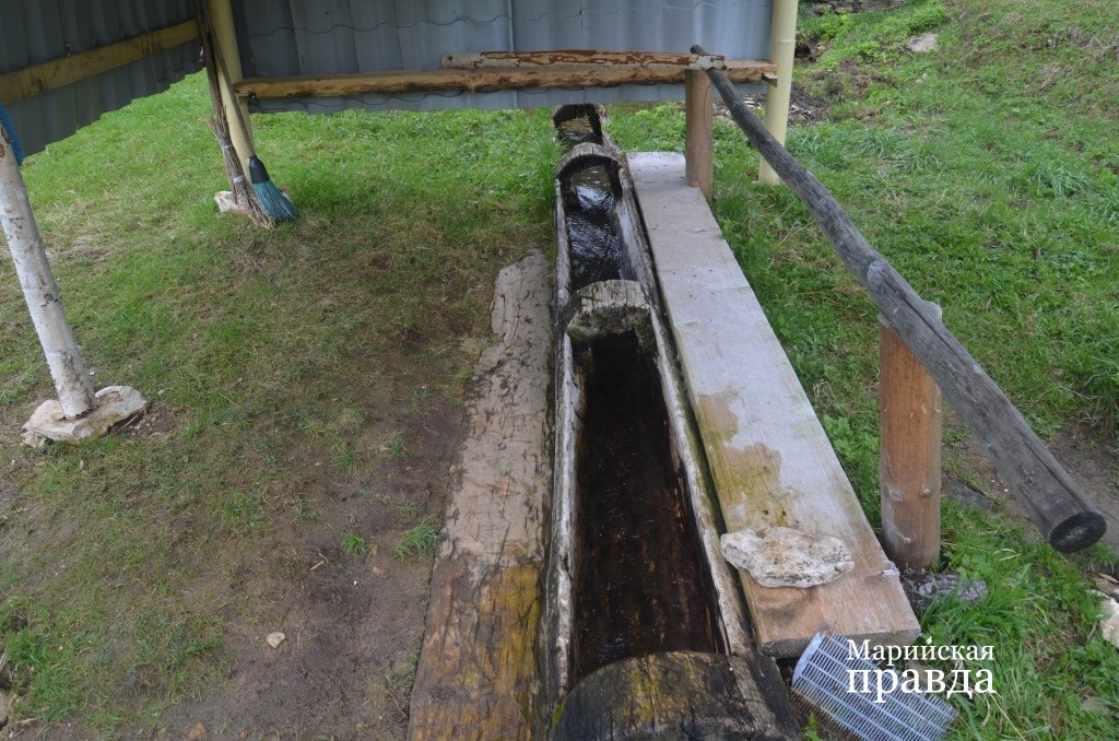 Колода длинная - места хватит всем, а жердочки нужны, чтобы вешать на них сырое белье..jpg