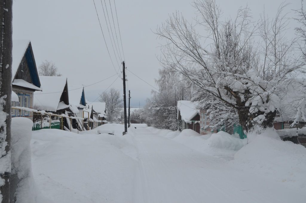 В деревне снова зимний пейзаж.JPG