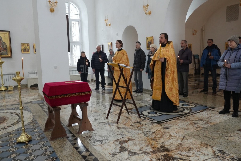Перед погребением Степана Москвичева отпели по православному обычаю. (Фото предоставлено Комитетом молодежной политики РМЭ).