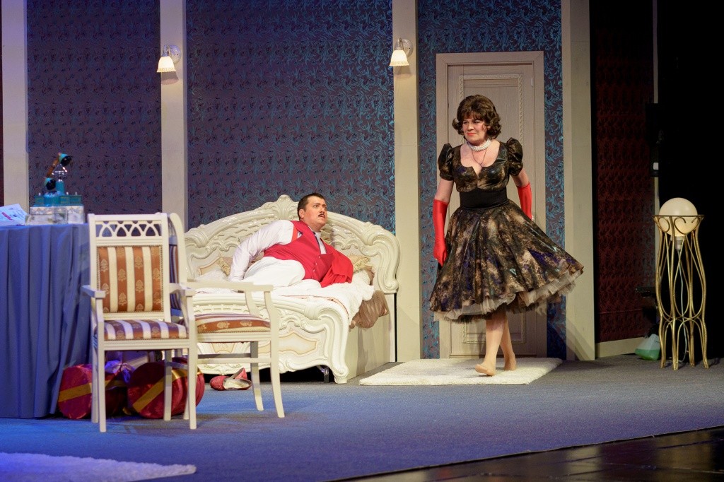 Итальянские страсти кипели очень натурально. Мария - Евгения Москаленко, Тито Мерелли - Дамир Сафиуллин. Фото Ивана Пичушкина.jpg