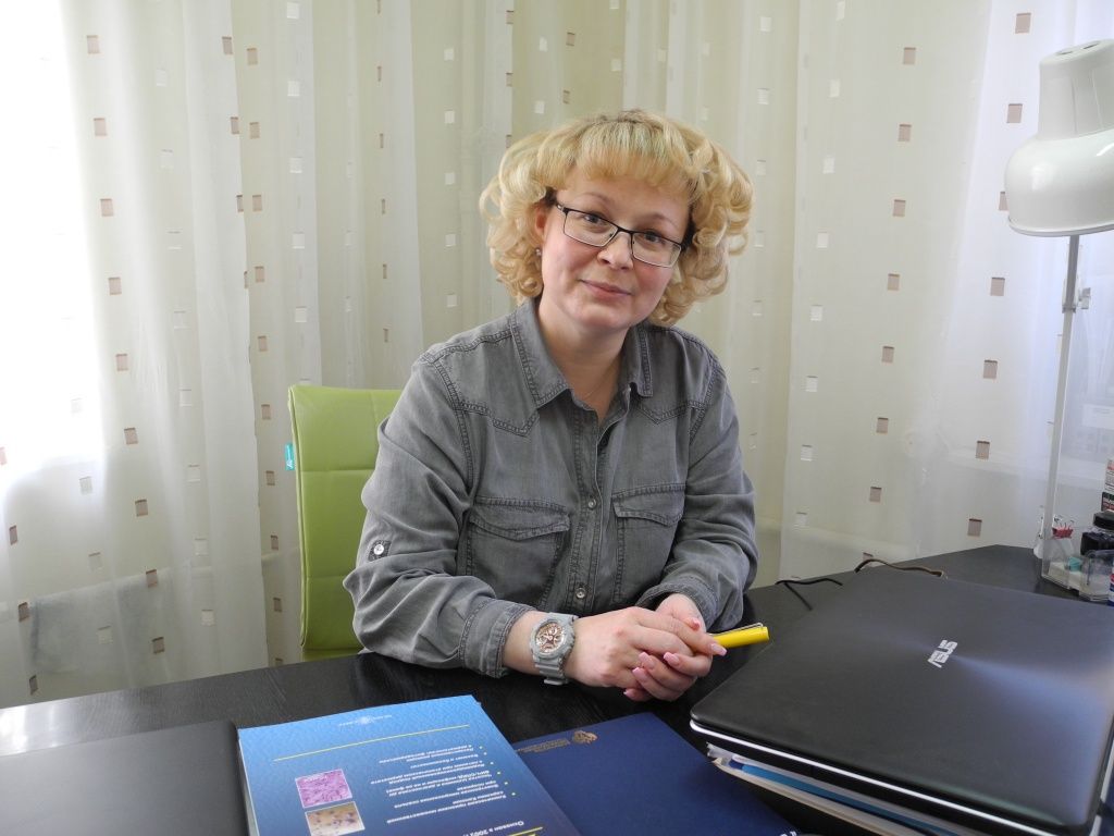 Главврач Республиканского кожвендиспансера Дарья Лучинина. (Фото Натальи Кулишовой).