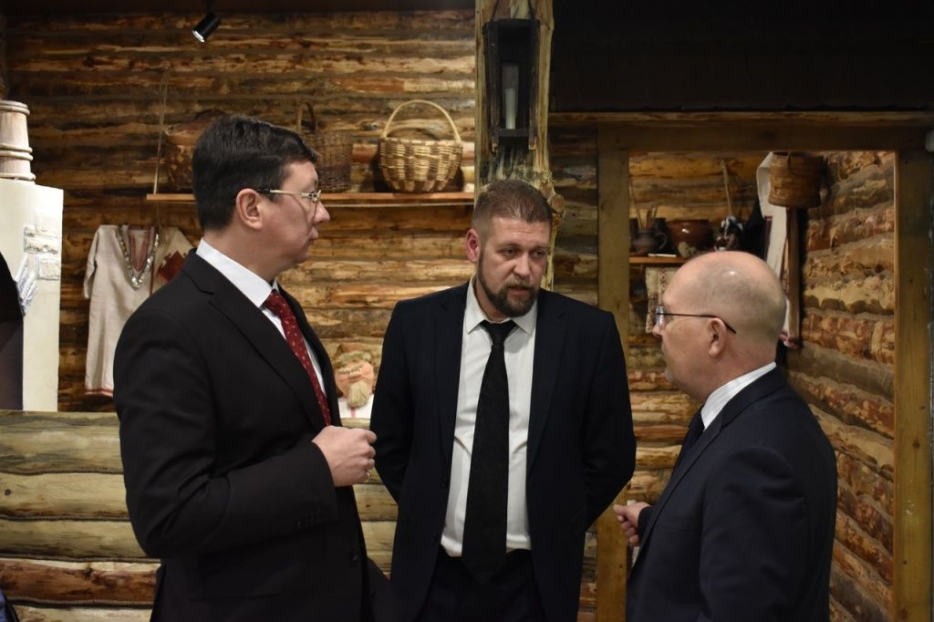 На открытии Дома ремесел